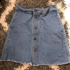jean skirt